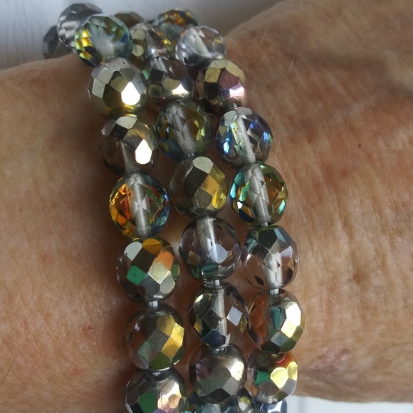 Aurora borealis bead necklaces and bracelets - Picture 8 of 15